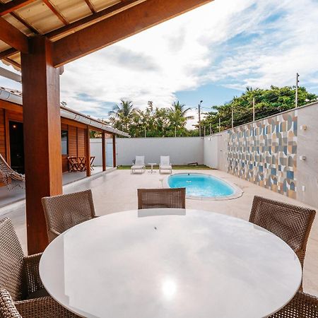 אנשייטה Casadecastelhanos, Quadra Do Mar De Castelhanos, 4 Suites Com Ar, Churrasqueira, Piscina, Hidromassagem, Cozinha Integrada Gourmet Ideal Para Familia E Amigos מראה חיצוני תמונה