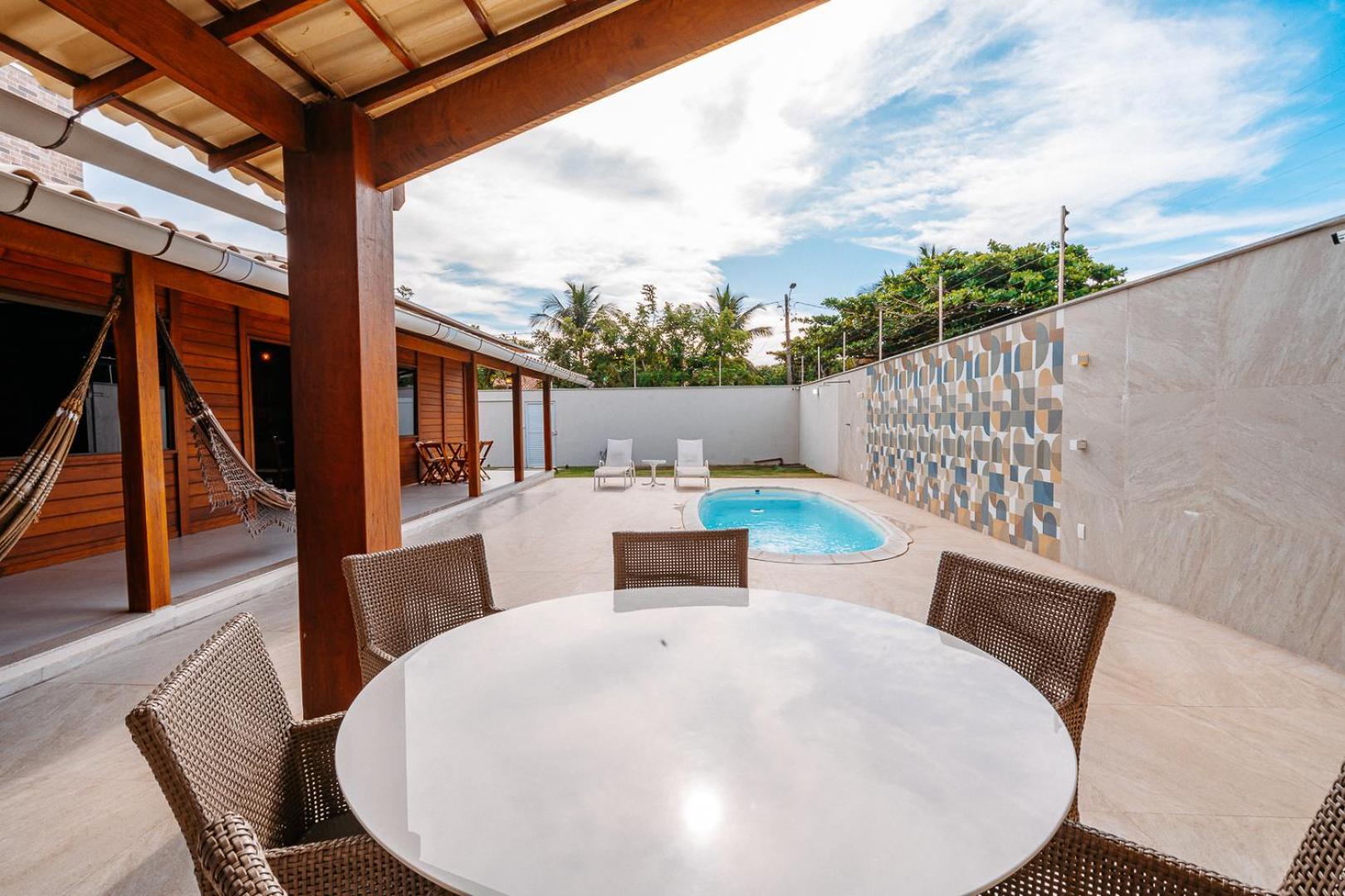 אנשייטה Casadecastelhanos, Quadra Do Mar De Castelhanos, 4 Suites Com Ar, Churrasqueira, Piscina, Hidromassagem, Cozinha Integrada Gourmet Ideal Para Familia E Amigos מראה חיצוני תמונה