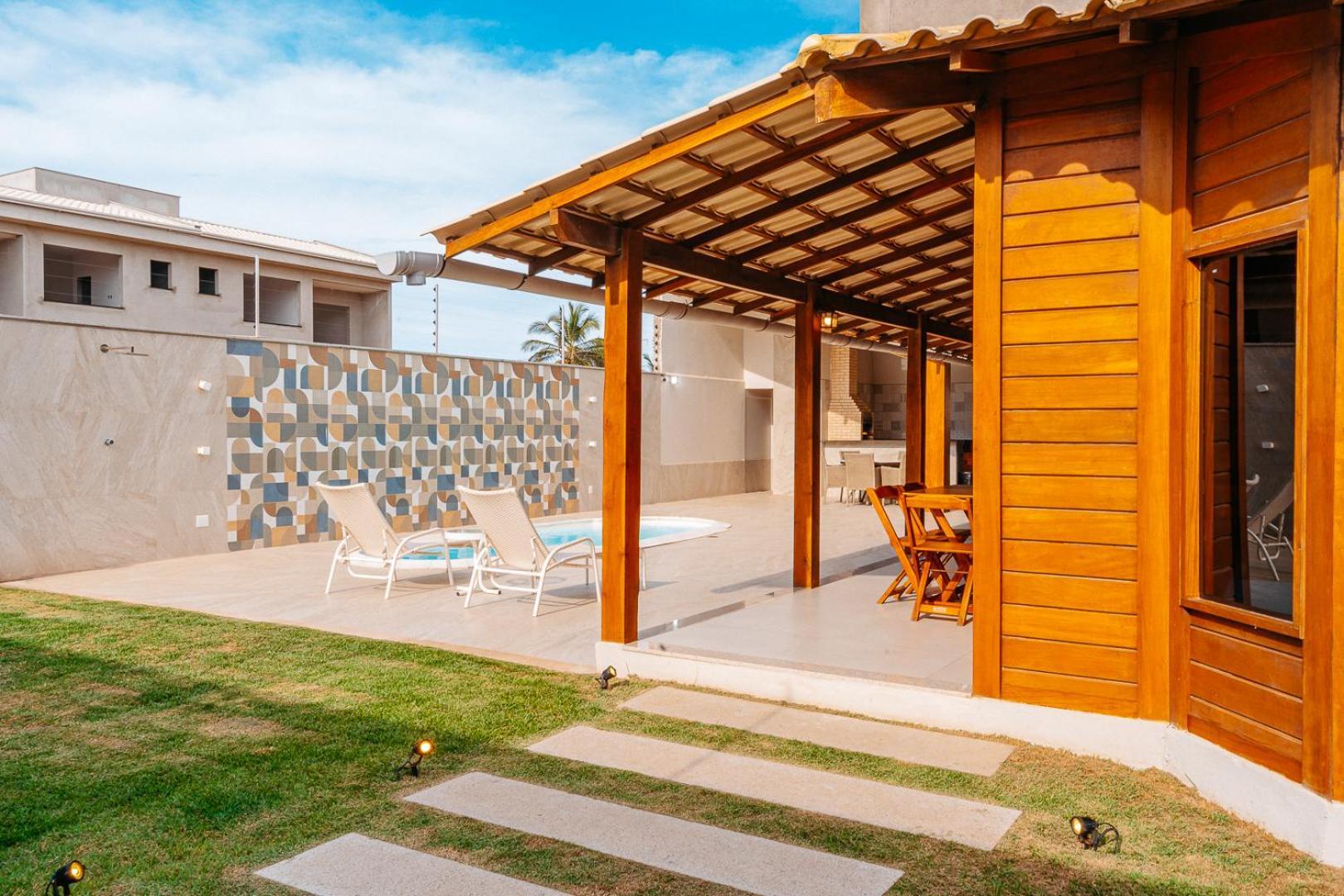 אנשייטה Casadecastelhanos, Quadra Do Mar De Castelhanos, 4 Suites Com Ar, Churrasqueira, Piscina, Hidromassagem, Cozinha Integrada Gourmet Ideal Para Familia E Amigos מראה חיצוני תמונה
