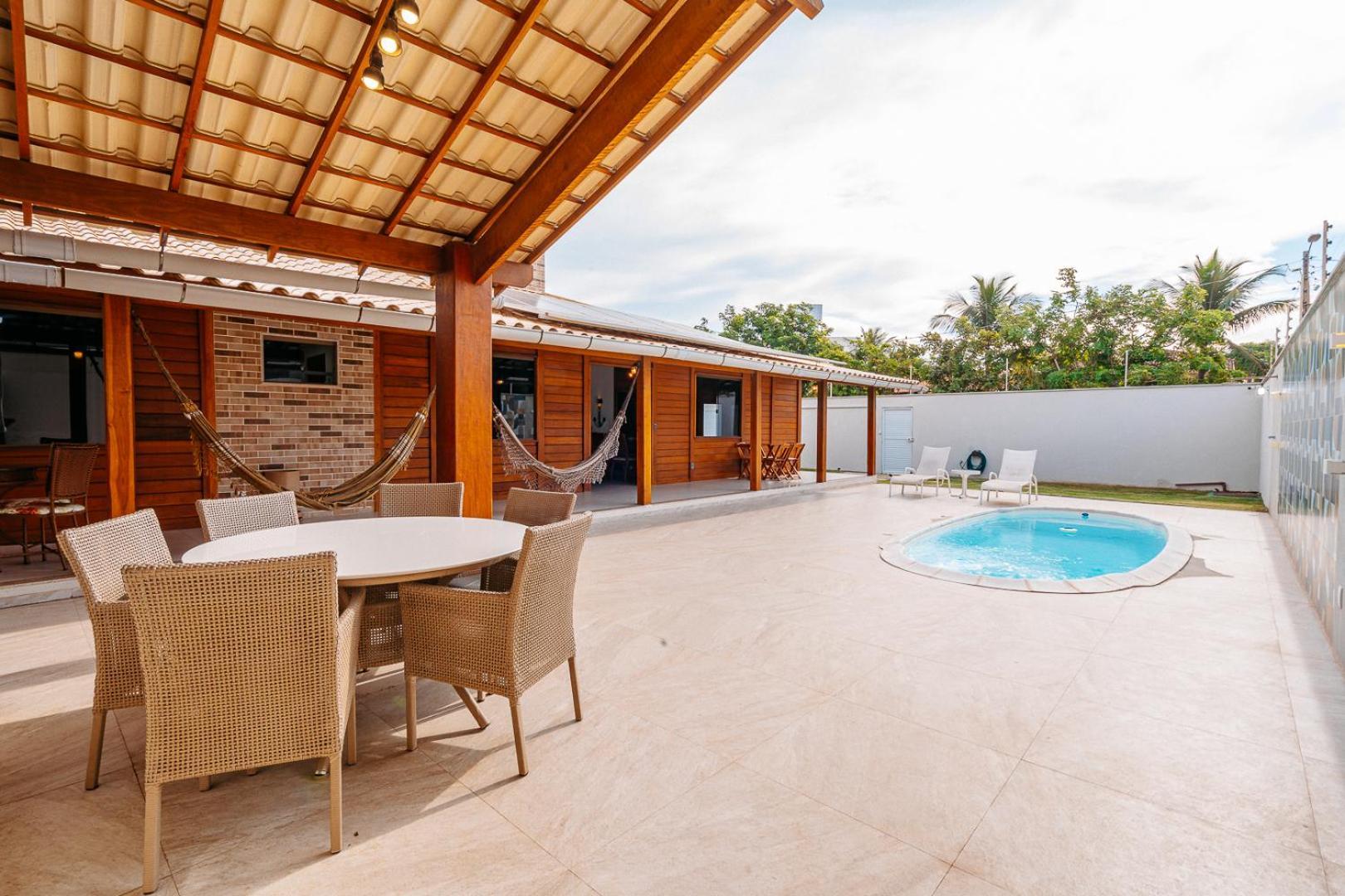 אנשייטה Casadecastelhanos, Quadra Do Mar De Castelhanos, 4 Suites Com Ar, Churrasqueira, Piscina, Hidromassagem, Cozinha Integrada Gourmet Ideal Para Familia E Amigos מראה חיצוני תמונה