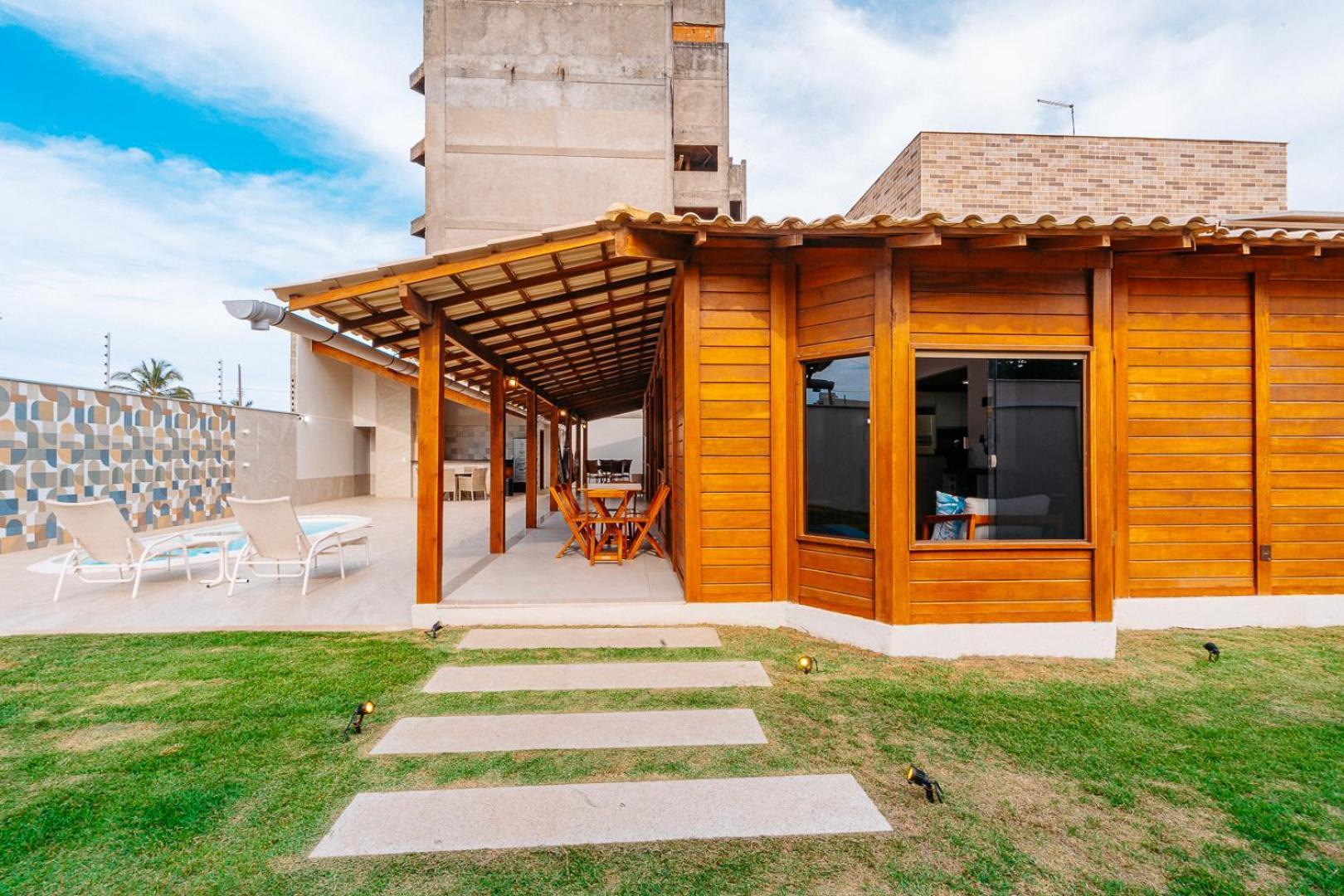 אנשייטה Casadecastelhanos, Quadra Do Mar De Castelhanos, 4 Suites Com Ar, Churrasqueira, Piscina, Hidromassagem, Cozinha Integrada Gourmet Ideal Para Familia E Amigos מראה חיצוני תמונה