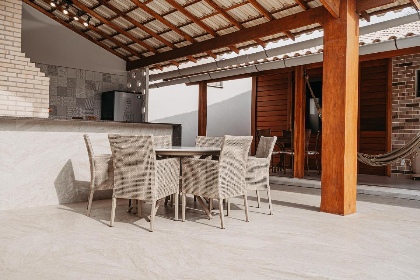 אנשייטה Casadecastelhanos, Quadra Do Mar De Castelhanos, 4 Suites Com Ar, Churrasqueira, Piscina, Hidromassagem, Cozinha Integrada Gourmet Ideal Para Familia E Amigos מראה חיצוני תמונה